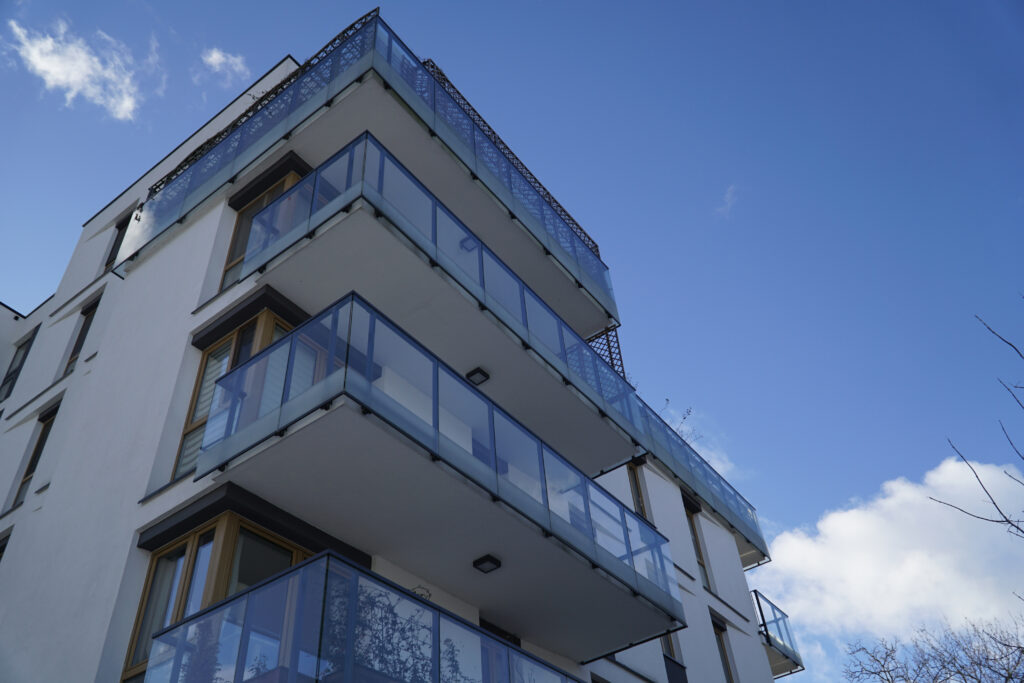 Frameless Glass Balustrade Sydney 2 vecteezy warsaw poland january 4th 2025 modern residential 54985786