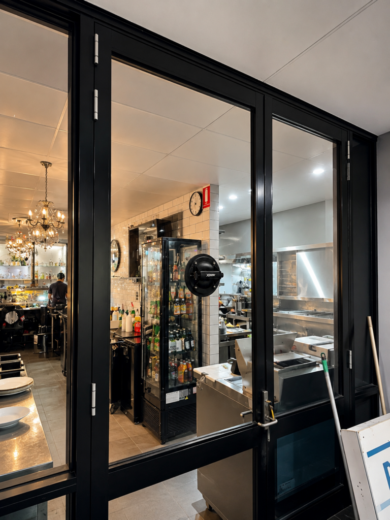 Completed commercial window glass replacement completed by NSW Glass Masters in Sydney.
