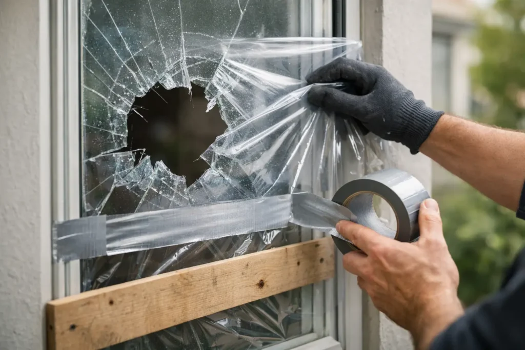 How to Secure a Broken Window Fast