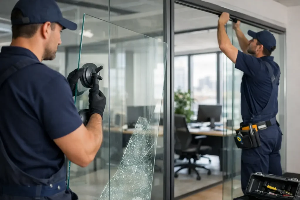 Office Glass Partition Replacement in Sydney