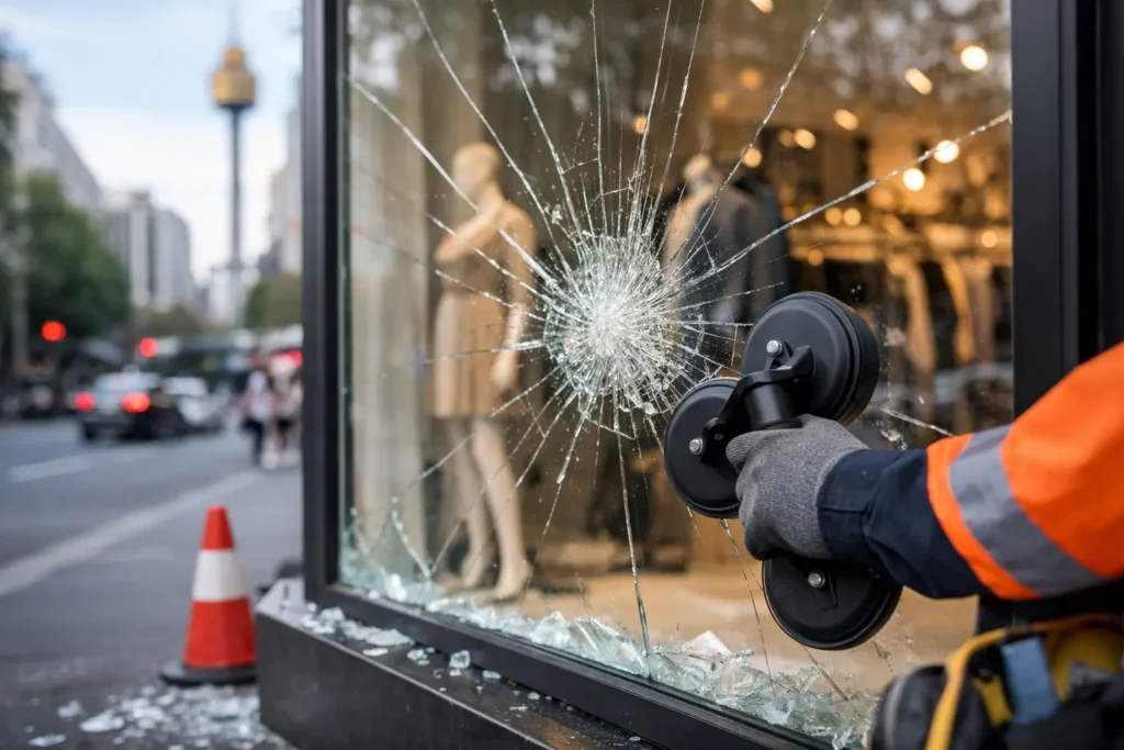 Retail Window Damage Response for Sydney Shops