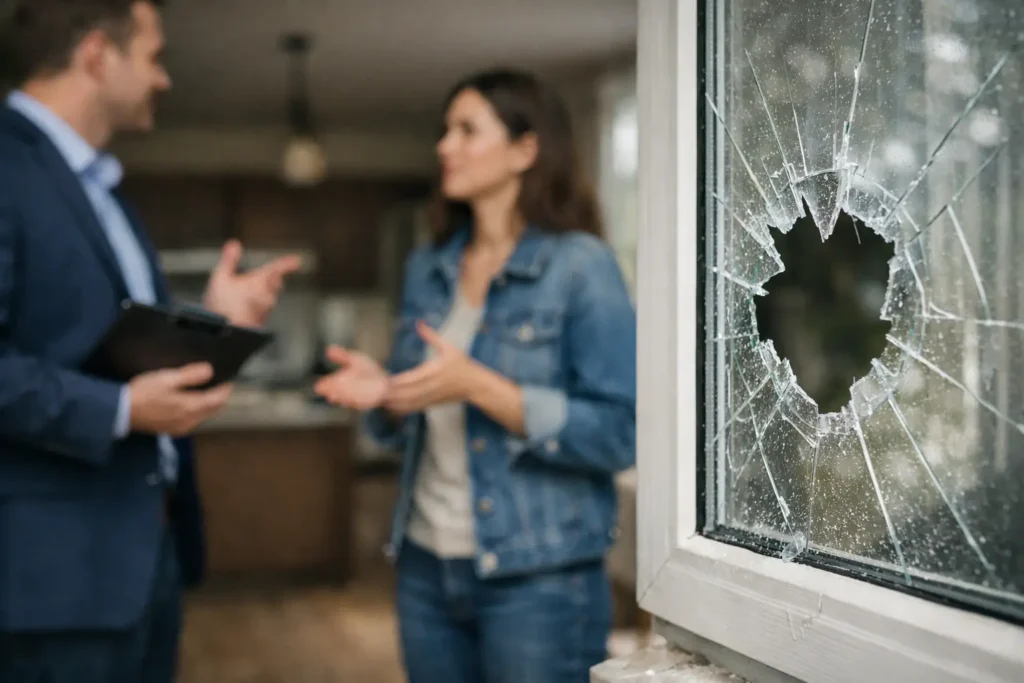 Who Is Responsible for Broken Window Rental Property?